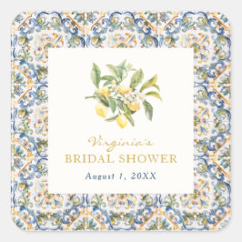 Pegatina cuadrada italiana