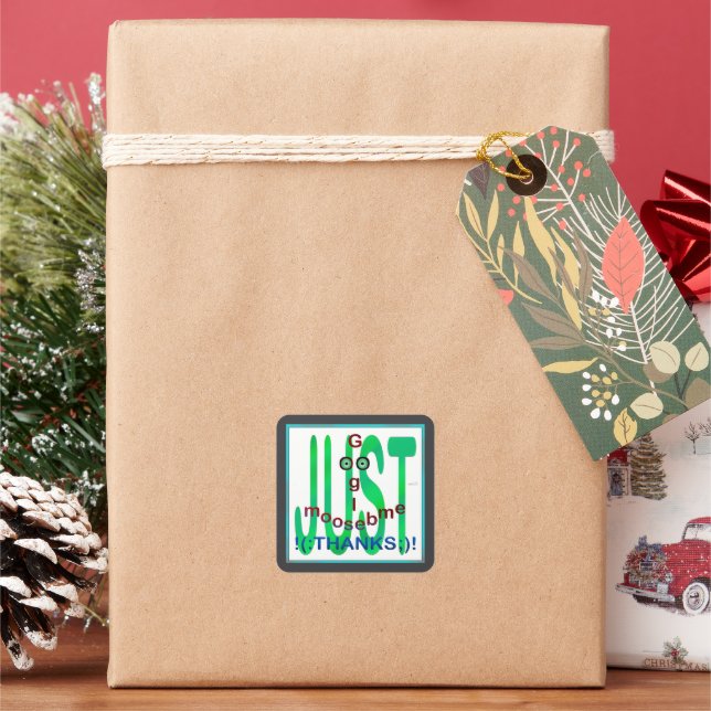 Pegatina Cuadrada J.G.Me (Vacaciones)