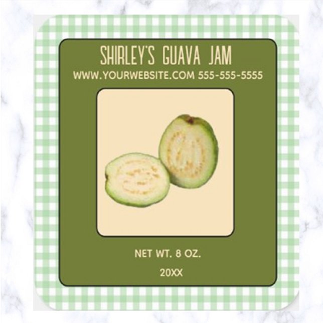 Pegatina Cuadrada Jabón de guayaba editable (Subido por el creador)