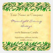 Jabón Rústico editable de Green Garland Editable