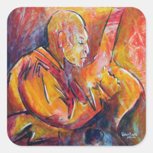 Pegatina Cuadrada Jacinto 2008