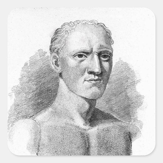 Pegatina Cuadrada Jack Slack (Anverso)