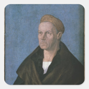 Pegatina Cuadrada Jacobo Fugger, los ricos