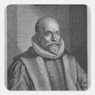 Pegatina Cuadrada Jacobus Arminius