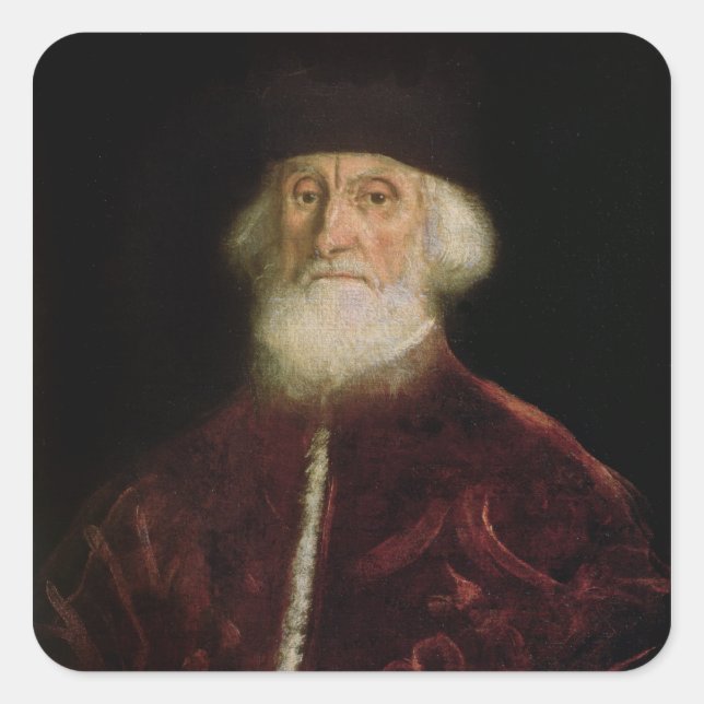 Pegatina Cuadrada Jacopo Soranzo (Anverso)