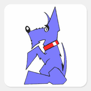Pegatina Cuadrada Jagdgeschwader 2 (JG 2) Graf von Sponeck Emblem