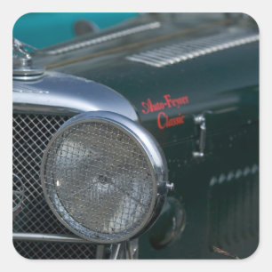 Pegatina Cuadrada jaguar antiguo