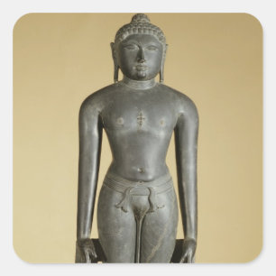 Pegatina Cuadrada Jain Tirthankara, Parsvanatha, Rajasthan, Prat