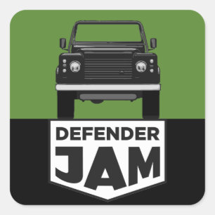 PEGATINA CUADRADA JAM DEFENSOR