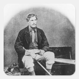 Pegatina Cuadrada James Augustus Grant
