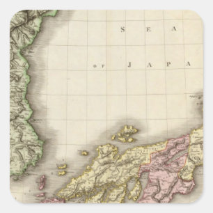 Pegatina Cuadrada Japón 9