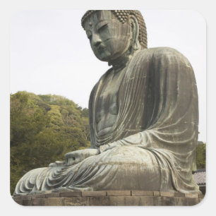 Pegatina Cuadrada Japón, isla de Honshu, prefectura de Kanagawa,