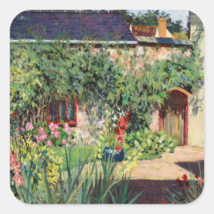 Pegatina Cuadrada Jardín de verano de 2009