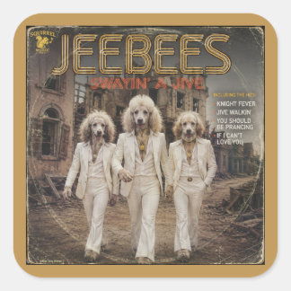 Pegatina Cuadrada Jeebees Álbum: una Parodia