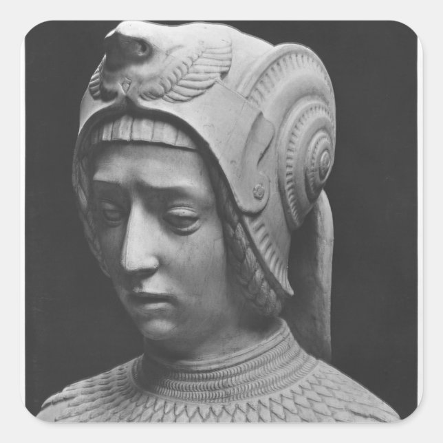 Pegatina Cuadrada Jefe de Fortitude (Anverso)