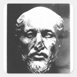 Pegatina Cuadrada Jefe de Plotinus