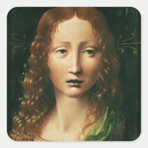 Pegatina Cuadrada Jefe del Salvador