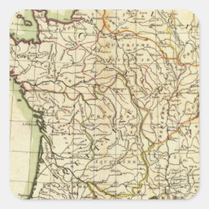 Pegatina Cuadrada Jerusalén histórica