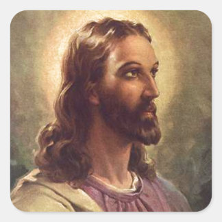 Pegatina Cuadrada Jesús