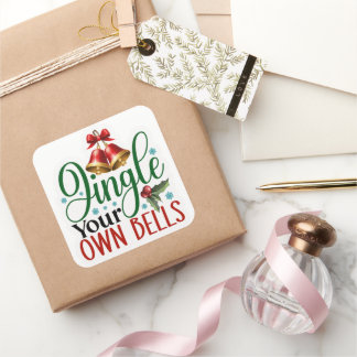 Pegatina Cuadrada Jingle Your Own Bells Sticker Set