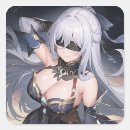 Pegatina Cuadrada Jingliu HSR