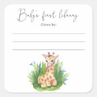 Jirafa - libro de regalo para baby shower, libros 