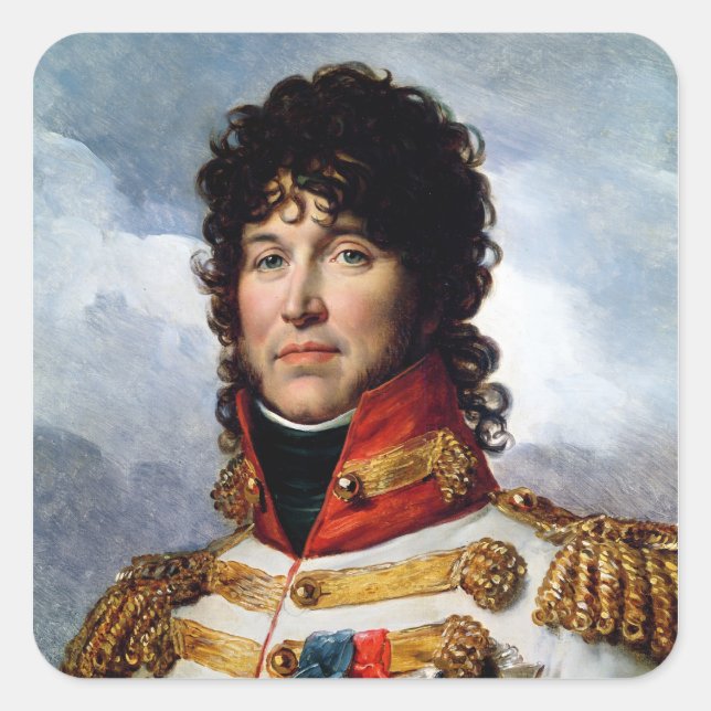 Pegatina Cuadrada Joachim Murat (Anverso)