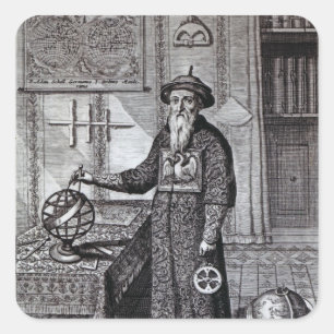Pegatina Cuadrada Johann Adam Schall von Bell