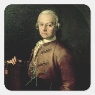 Pegatina Cuadrada Johann Georg Leopold Mozart