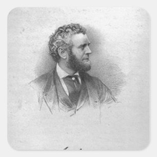 Pegatina Cuadrada John Brown