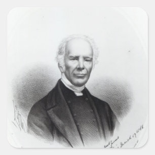 Pegatina Cuadrada John Keble, 1866