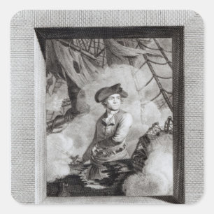 Pegatina Cuadrada John Paul Jones