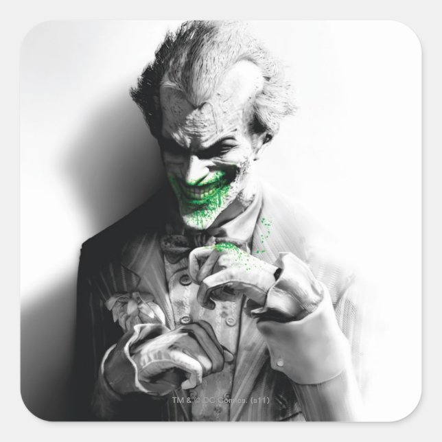 Pegatina Cuadrada Joker Key Art (Anverso)