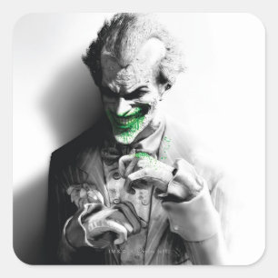 Pegatina Cuadrada Joker Key Art