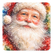 Jolly Christmas Santa Portrait