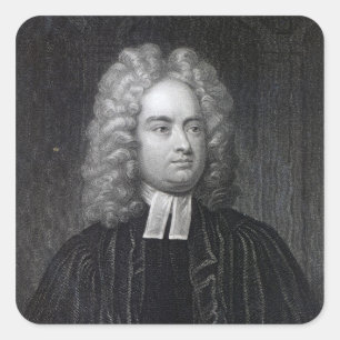 Pegatina Cuadrada Jonathan Swift