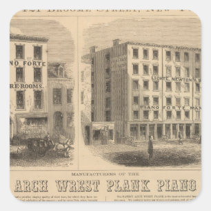 Pegatina Cuadrada Jones, Depots dentales de White y McCurdy