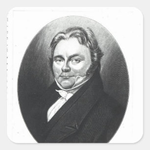 Pegatina Cuadrada Jons Jacobo Berzelius
