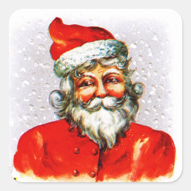Pegatina Cuadrada Jornadas de Navidades alegres (Anverso)