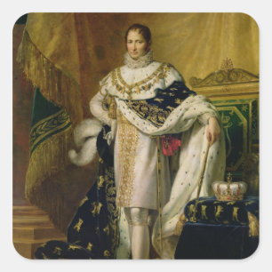 Pegatina Cuadrada José Bonaparte después de 1808