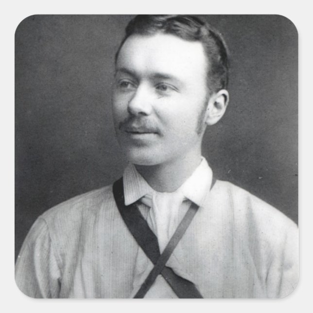 Pegatina Cuadrada Joseph Thomson (Anverso)