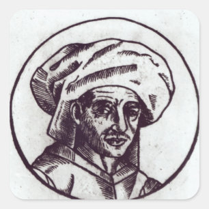 Pegatina Cuadrada Josquin des Pres