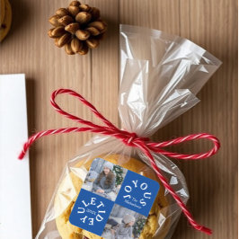 Pegatina Cuadrada Joyous Yuletide 2 Foto