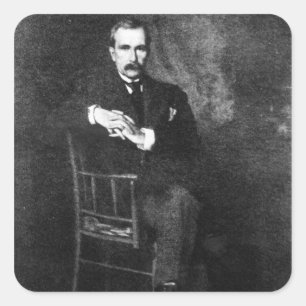 Pegatina Cuadrada Juan Davison Rockefeller