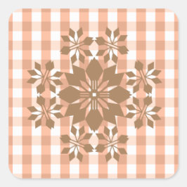 Pegatina Cuadrada Jubilee navidades