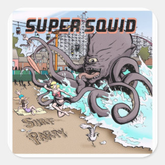 Pegatina Cuadrada Juego de boletos #2