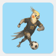Jugador de Fútbol Simpático de Cacatúa