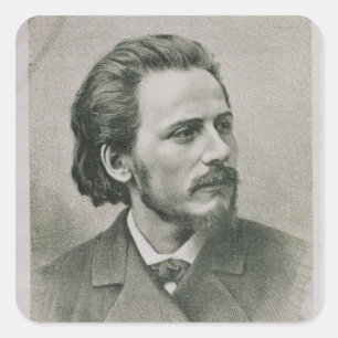 Pegatina Cuadrada Julio Emilio Massenet