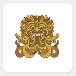 Pegatina Cuadrada Kalamakara