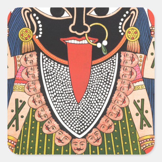 Pegatina Cuadrada Kali (Anverso)